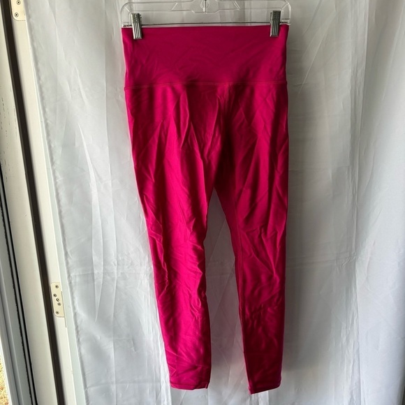 Athleta Elation Shine Tight Hot Pink size Medium PETITE - Picture 5 of 8
